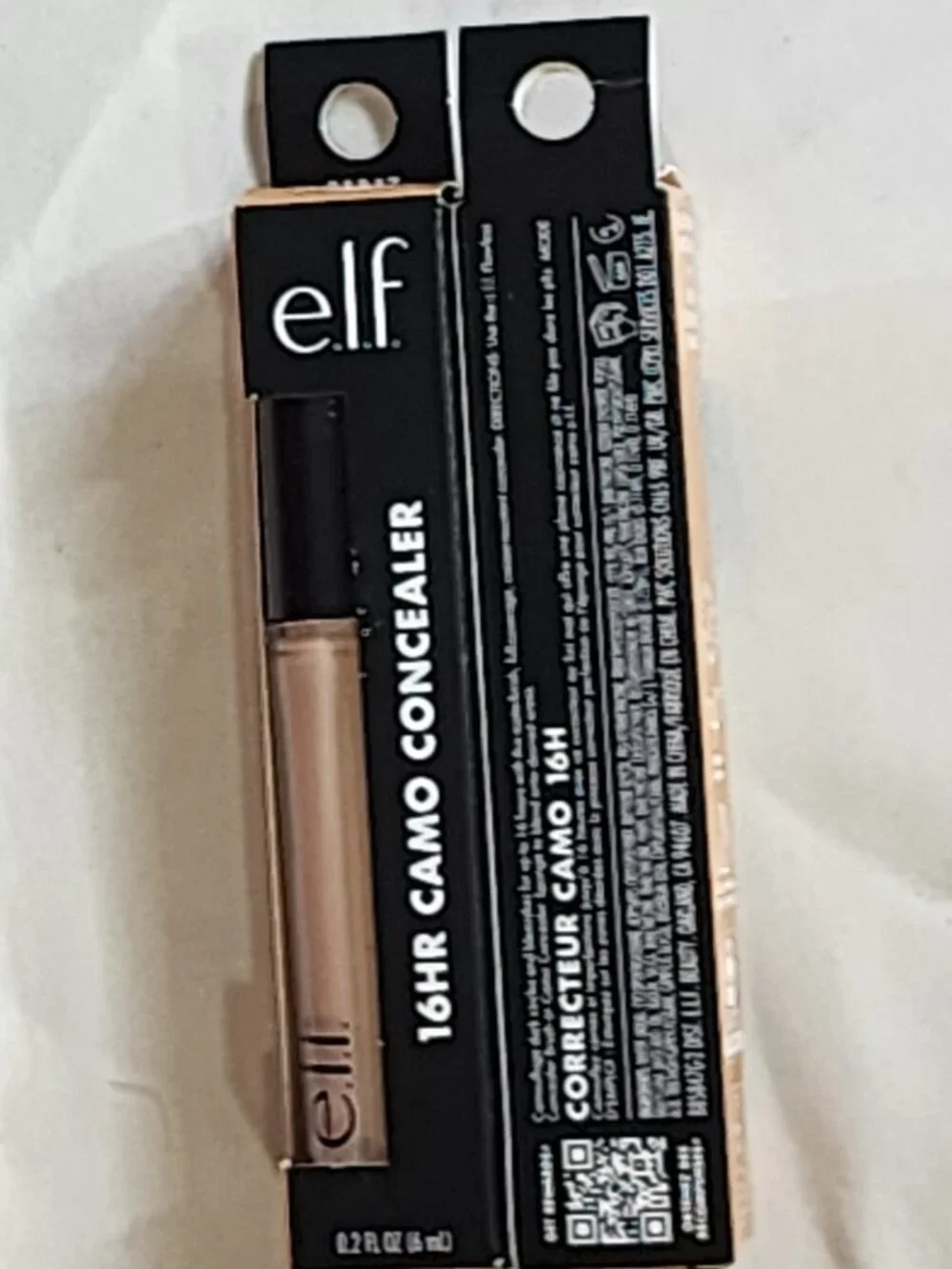 E.L.F. 16HR Camo Concealer .2fl oz. Full Coverage Matte Finish Medium Peach 2CT